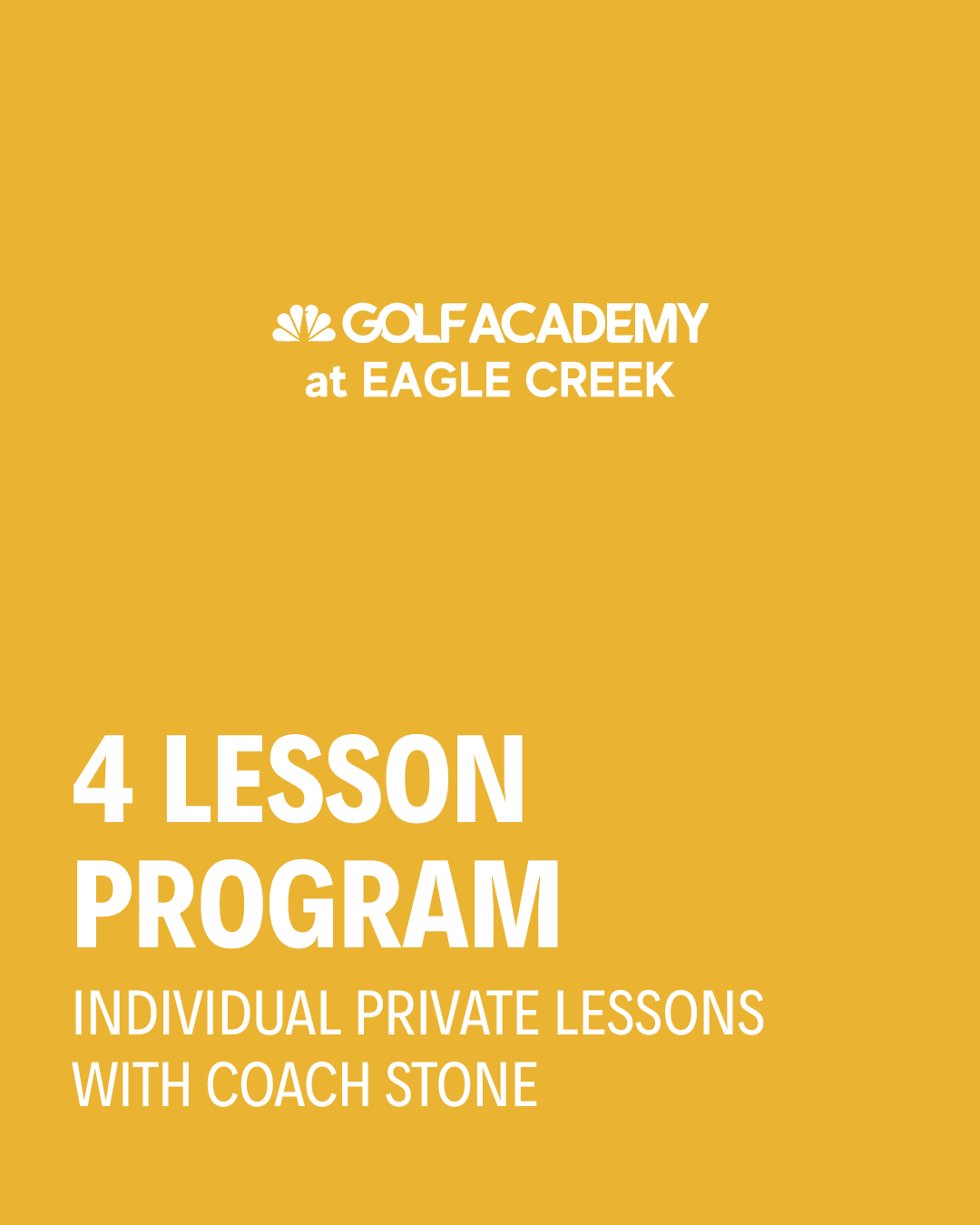 Coach Stone (4 Lesson Package)