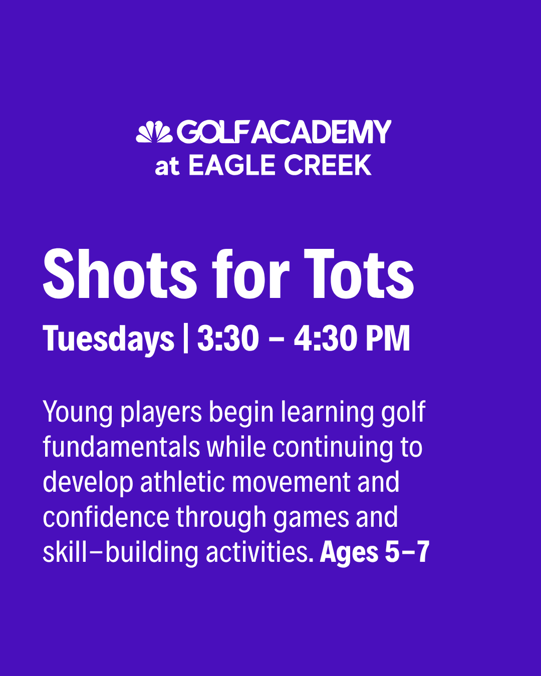Tuesday Shots Fore Tots | Coach Stone