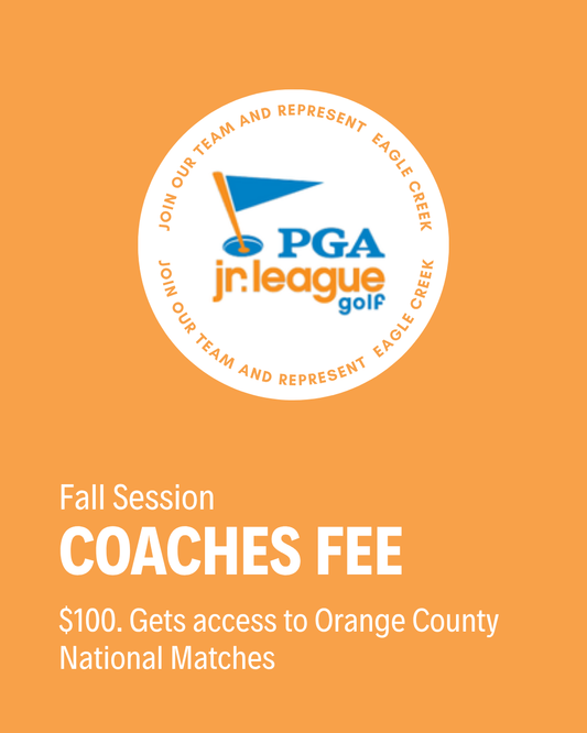 PGA JR League Fall Coaches Fee