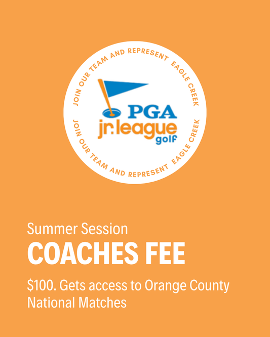 PGA JR League Summer Coaches Fee