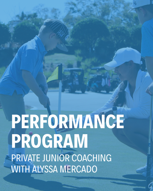 Private Junior Coaching | Performance Program | Coach Alyssa