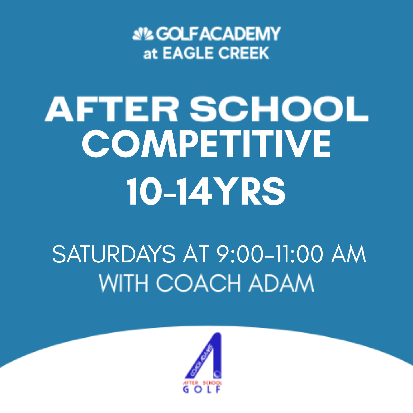 Saturday Afterschool Competitive | Coach Adam