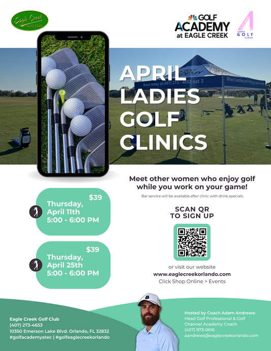 April 11th Ladies Golf Clinic