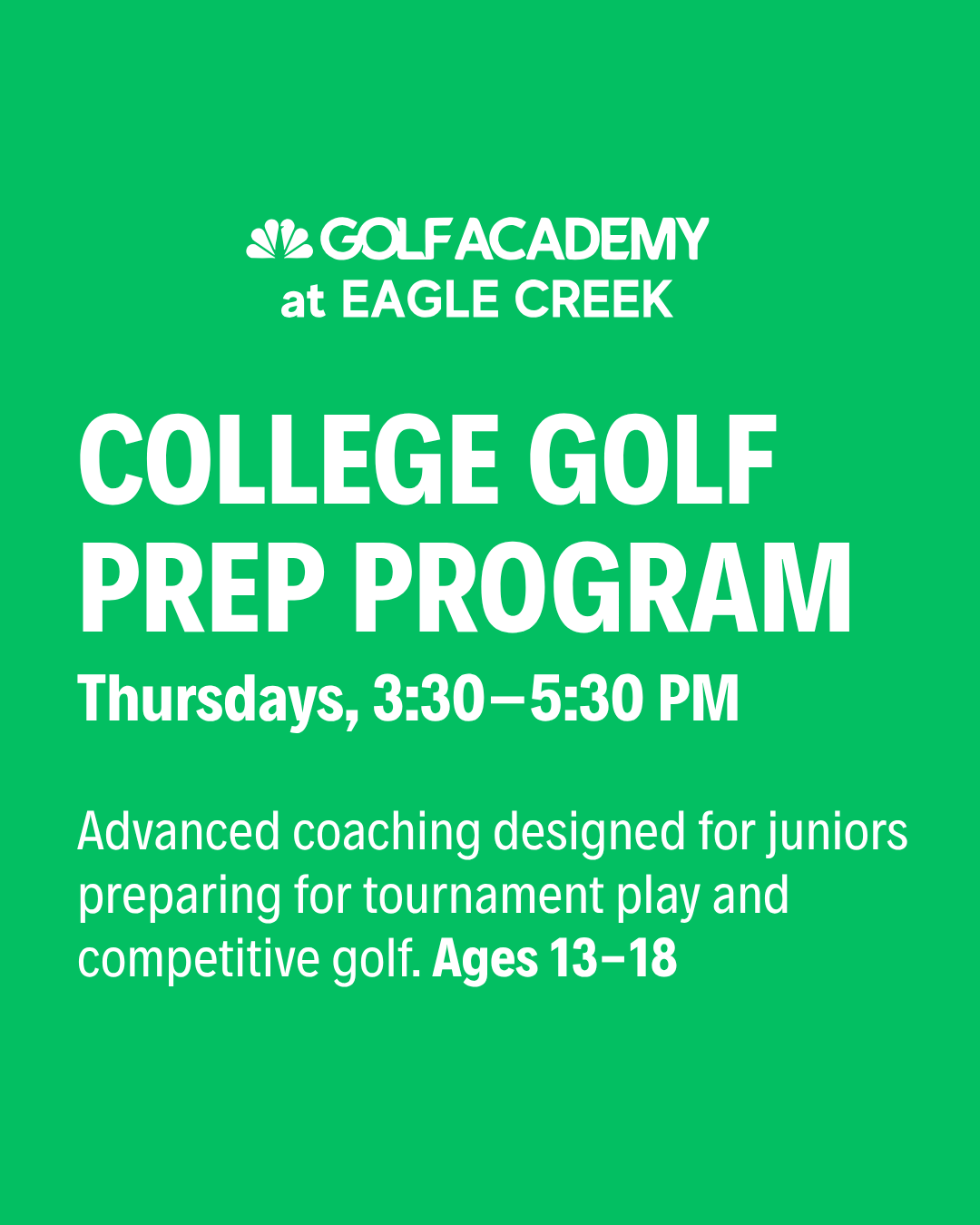 College Golf Prep