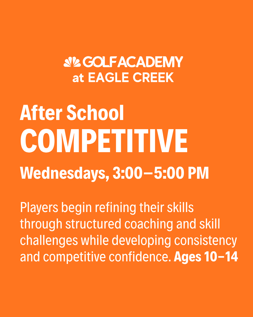 Wednesday Afterschool Competitive | Coach Adam