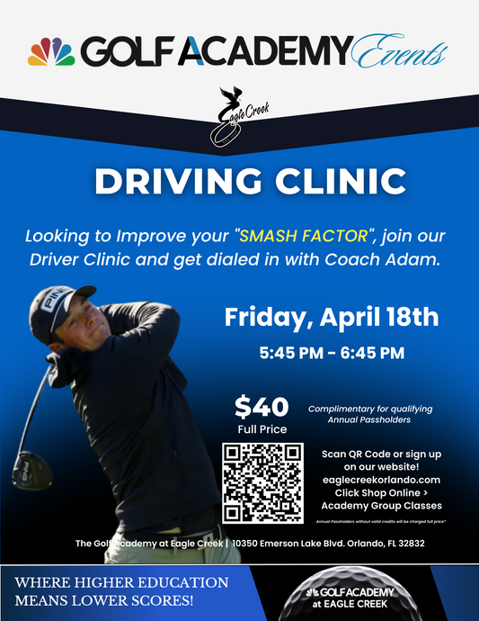 Academy Event | April Driver Clinic | Full Price