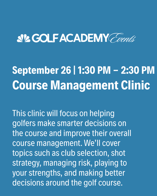 Academy Event | September 26th Course Management | Full Price
