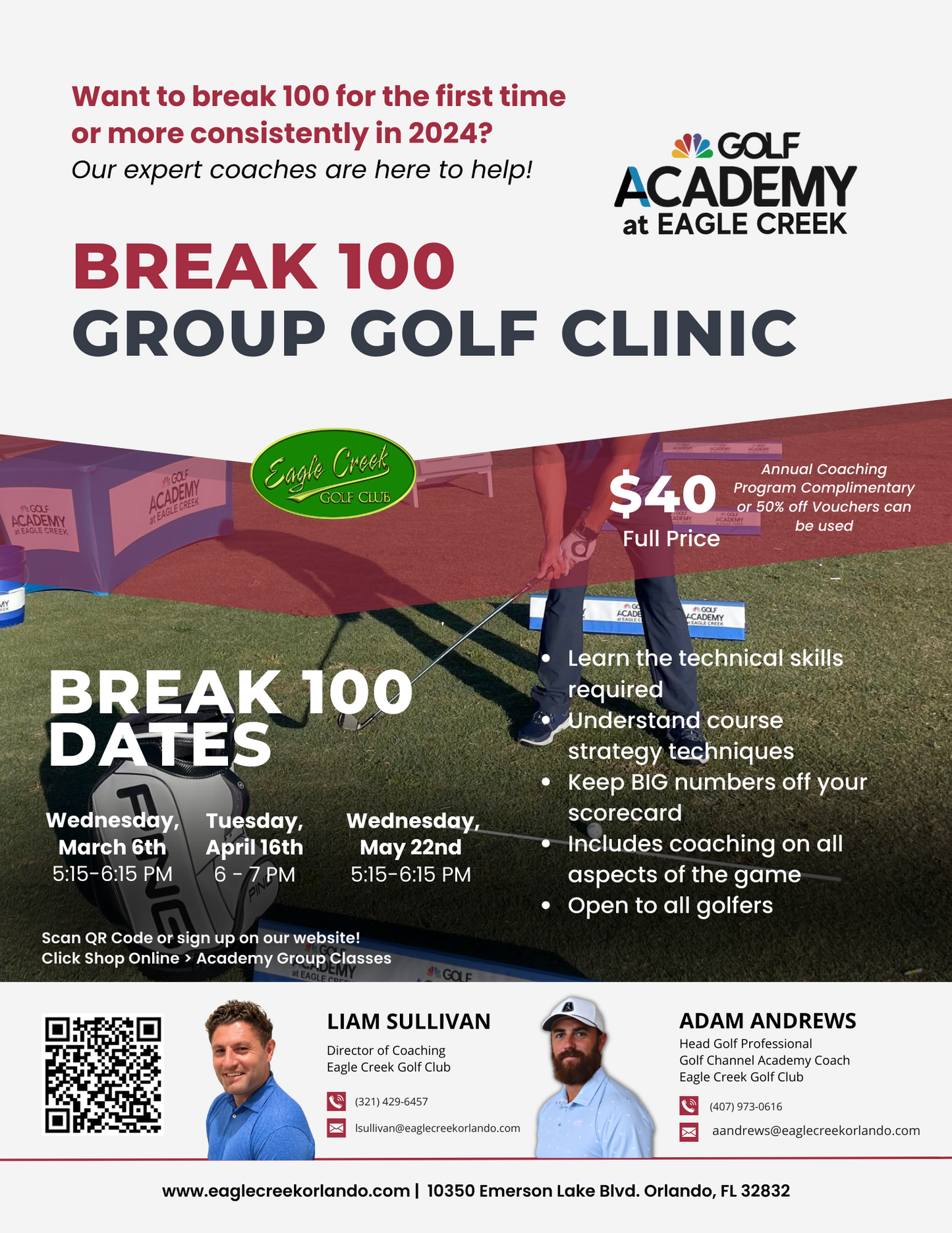 Break 100 Group Coaching | APRIL | Complimentary