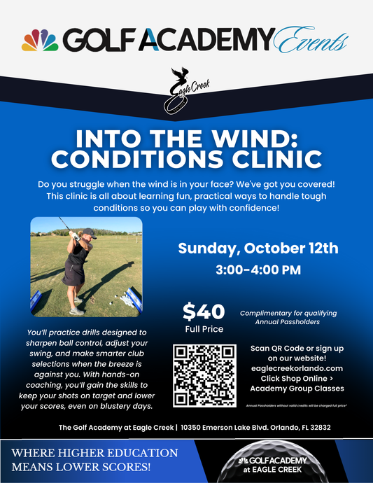 Academy Event | October 12th Playing Conditions Clinic | Full Price