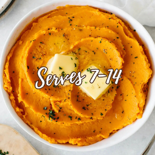 Mashed Sweet Potatoes | Serves 7-14