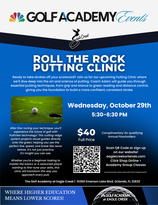 Academy Event | October 29th Putting Clinic | Full Price