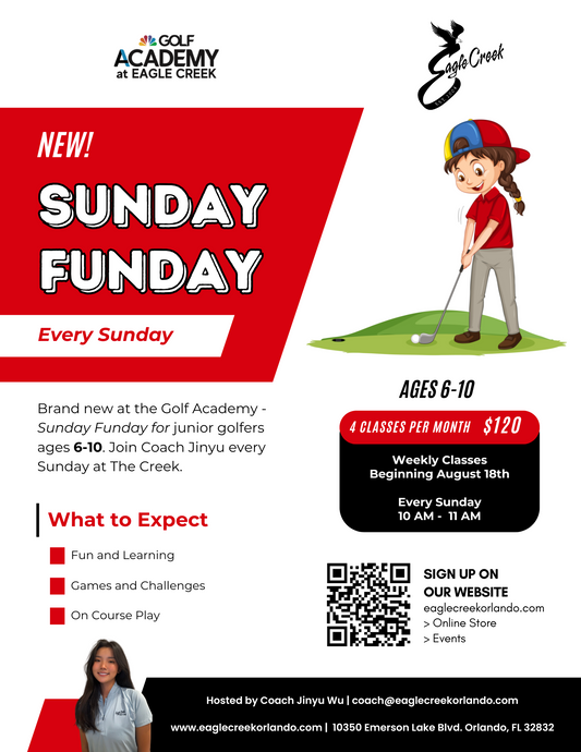 Sunday Funday for juniors ages 6-10