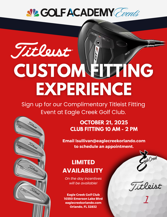 Complimentary Titleist Fitting Event