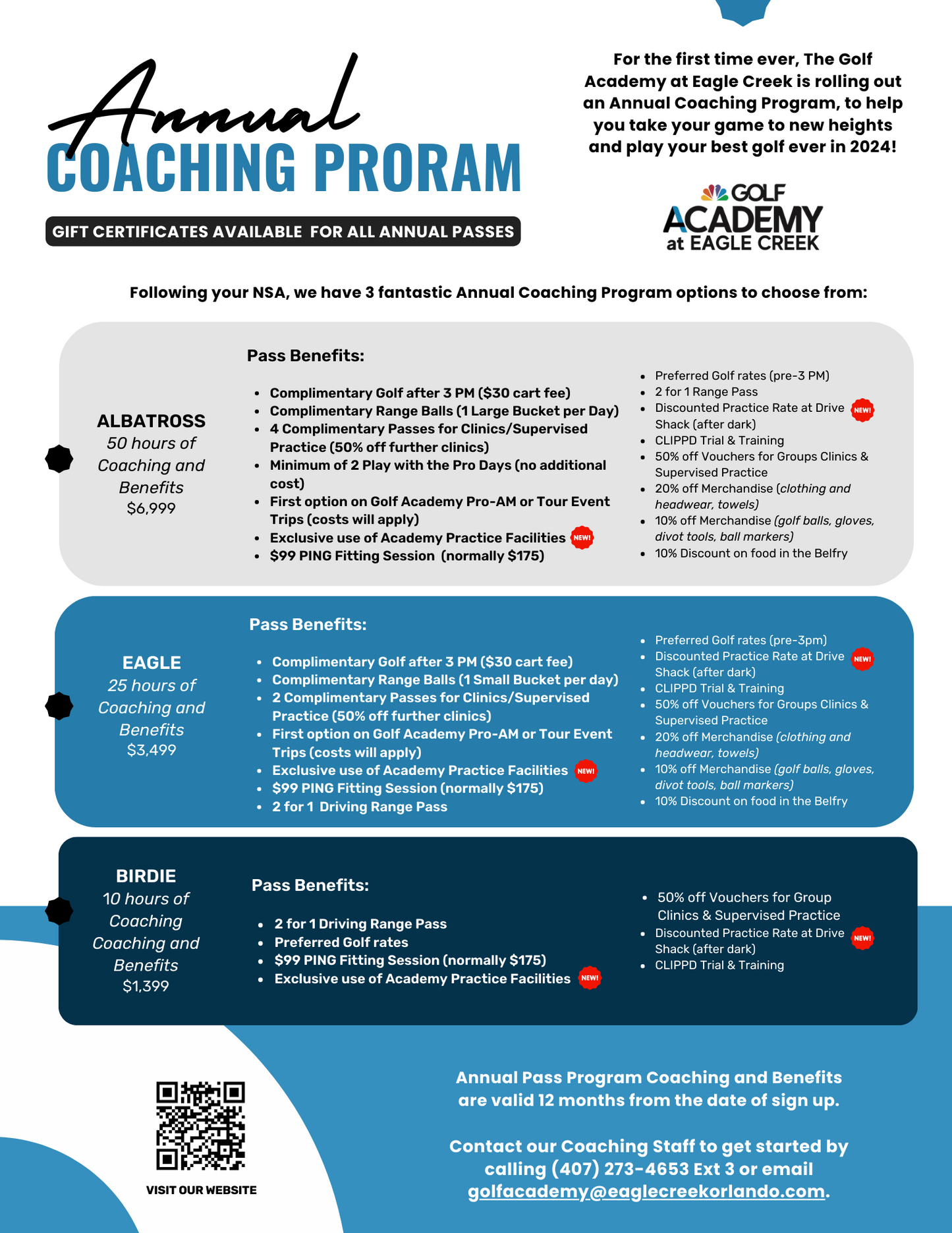 BIRDIE | 2024 Annual Coaching Program