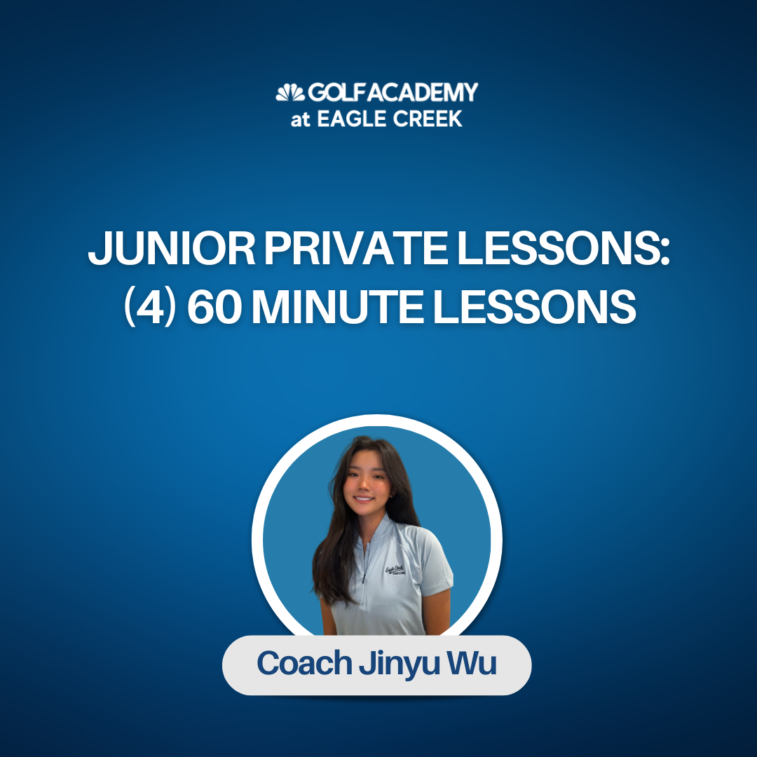 Junior Private Lessons: (4) 60 Minute Lessons