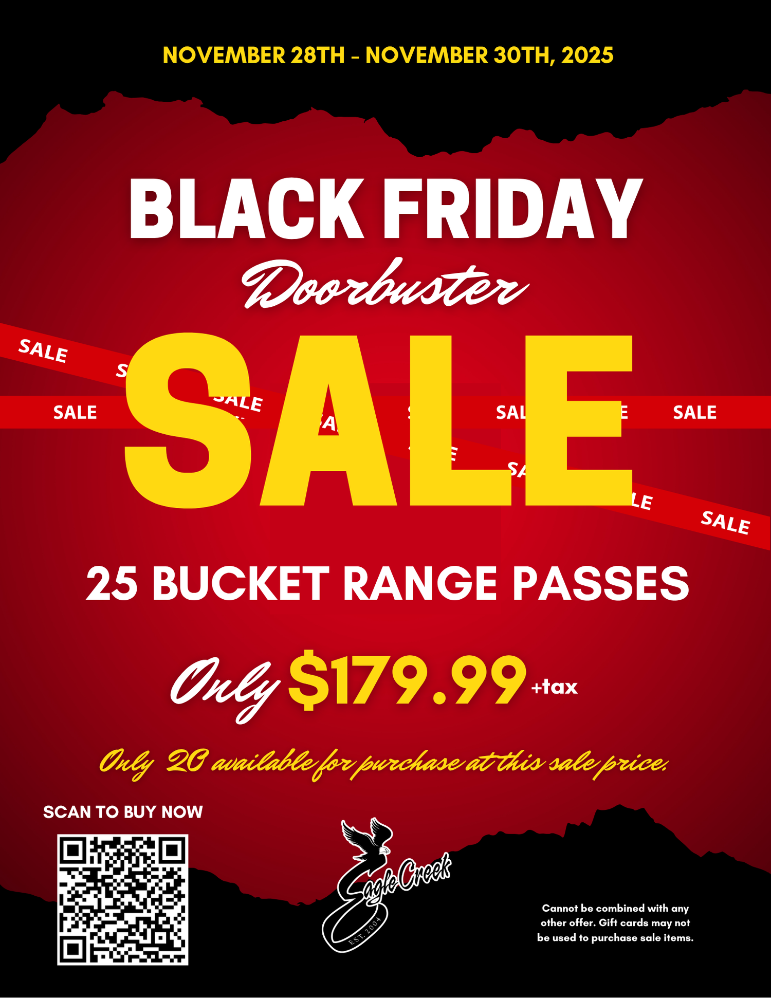 Black Friday 3-Day Sale